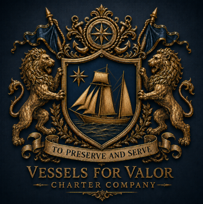 Vessels for Valor Logo Crest